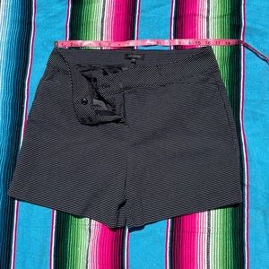 Black with white polka-dot shorts by The Limited - size 12